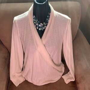 Anthropologie Maeve Rafela Hacci Top Cream